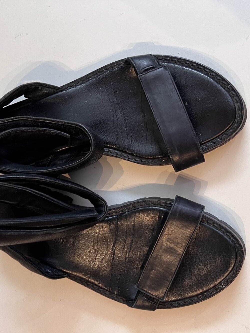 Ann Demeulemeester Lug Sole Sandals Size EU38